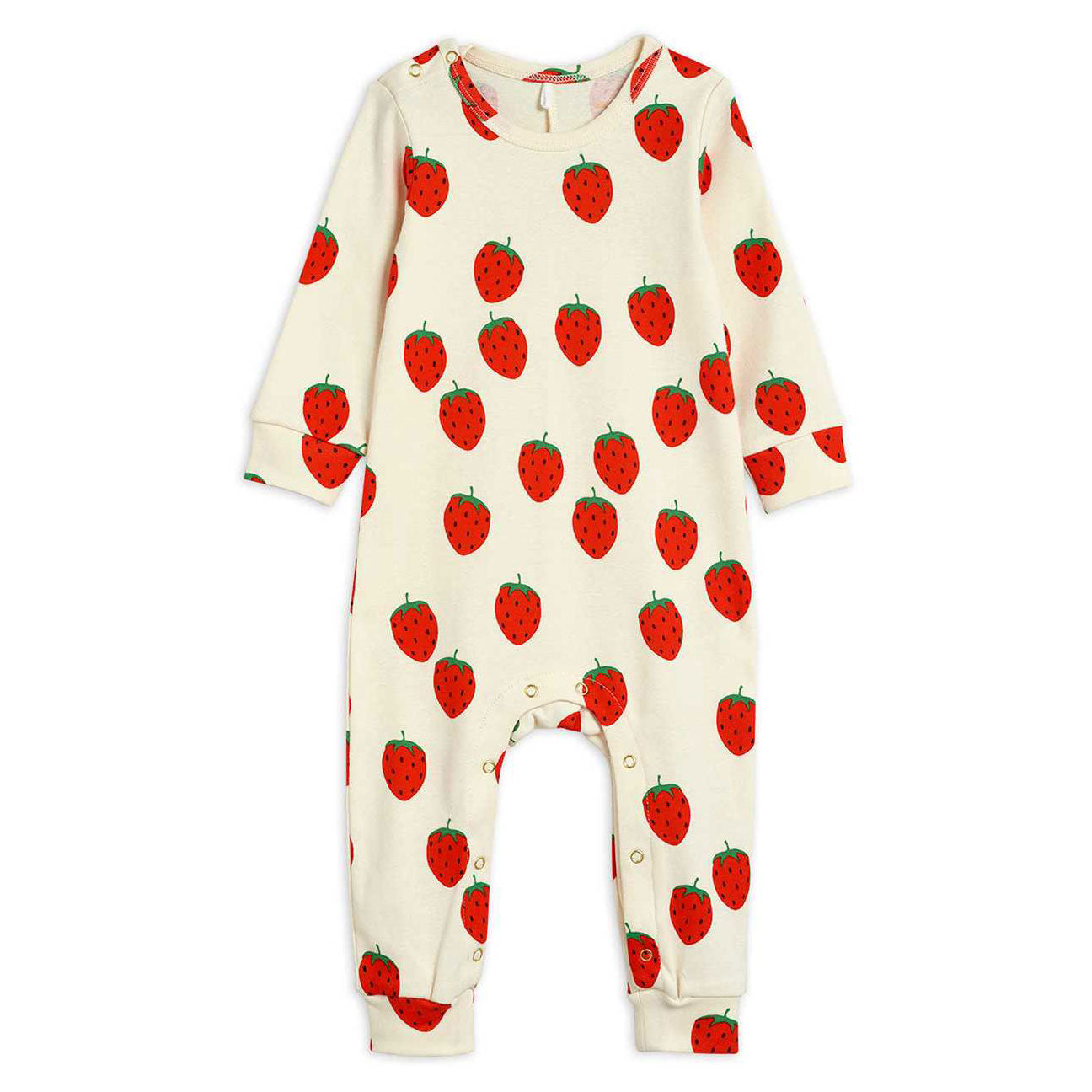 Mini Rodini Baby Romper with strawberries at Bonjour Baby Baskets