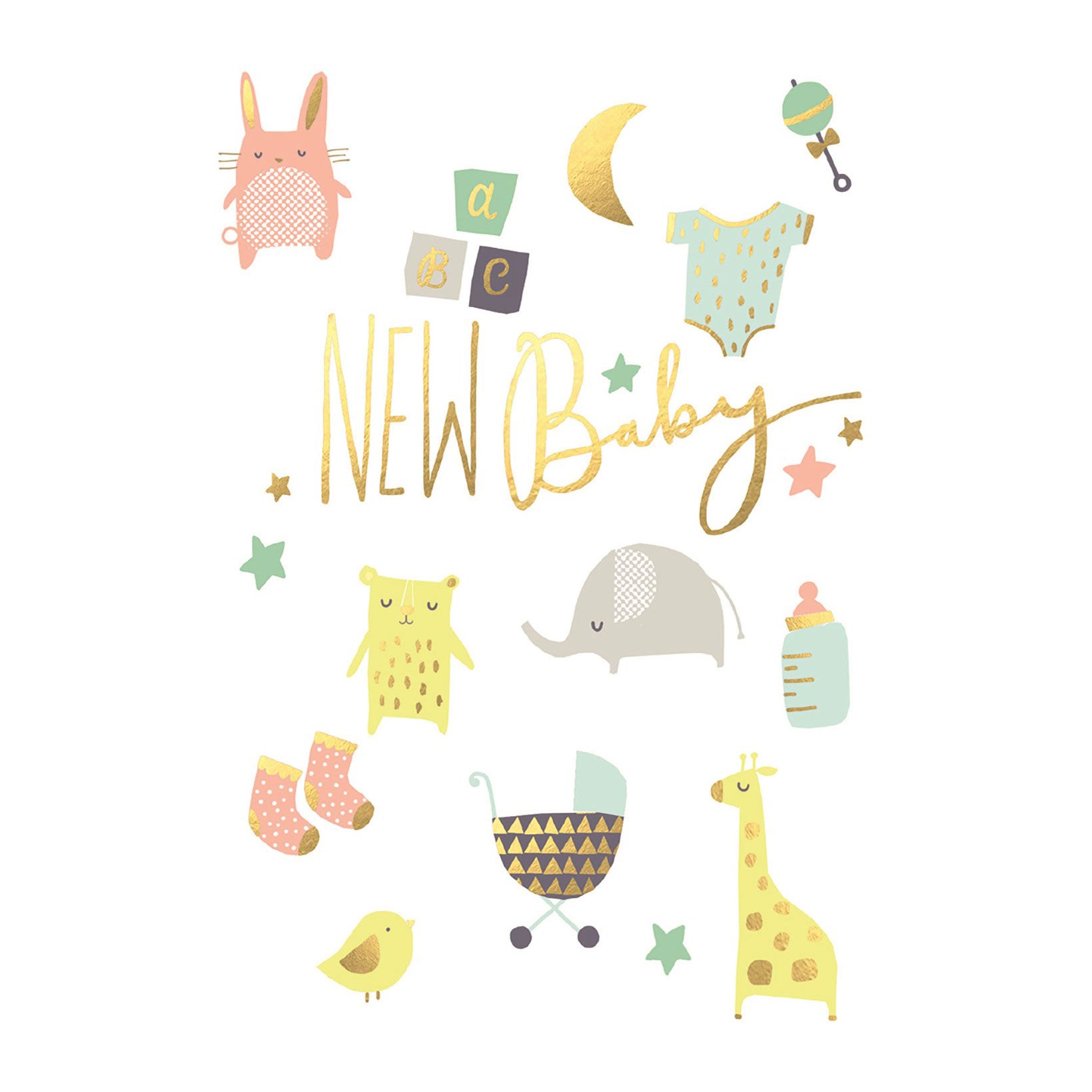 Greeting Card New Baby at Bonjour Baby Baskets