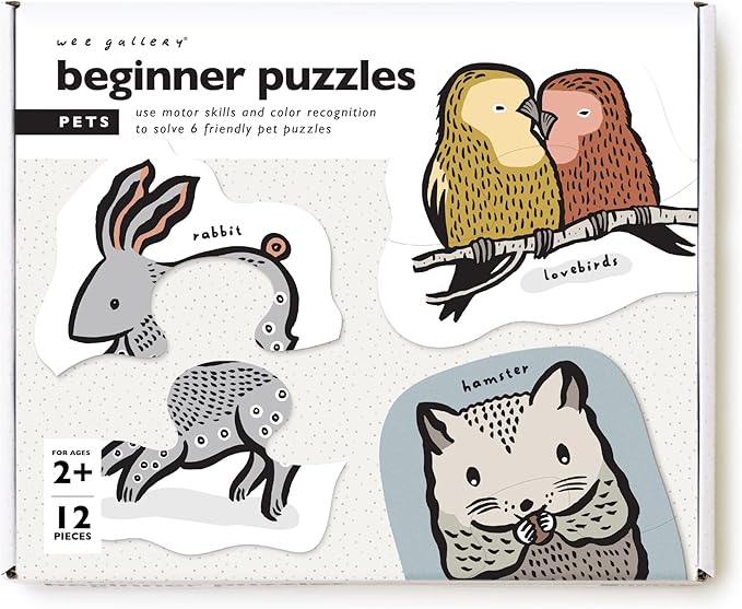 Beginner Puzzle by Wee Gallery at Bonjour Baby Baskets