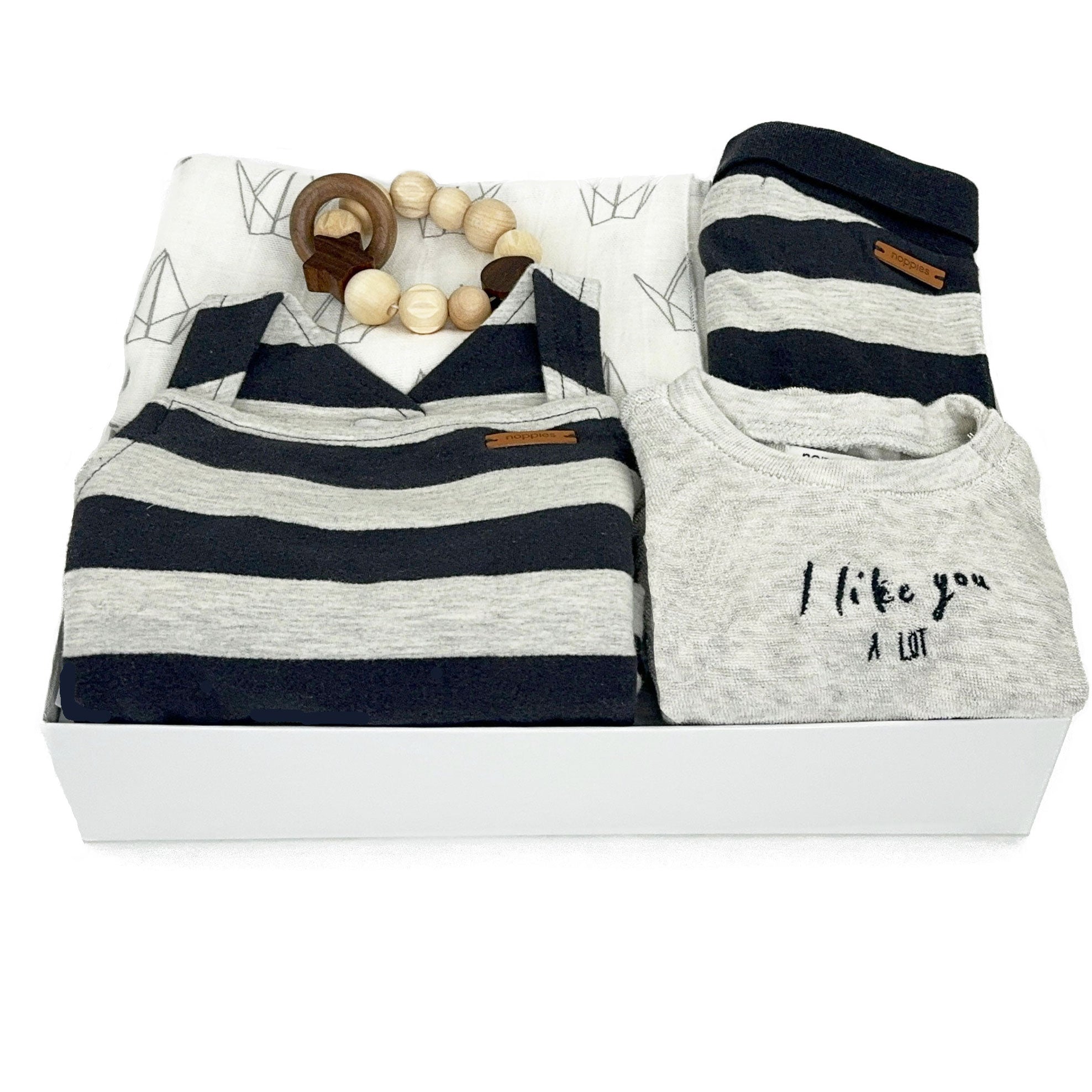 I like you a lot Baby Gift Box at Bonjour Baby Baskets