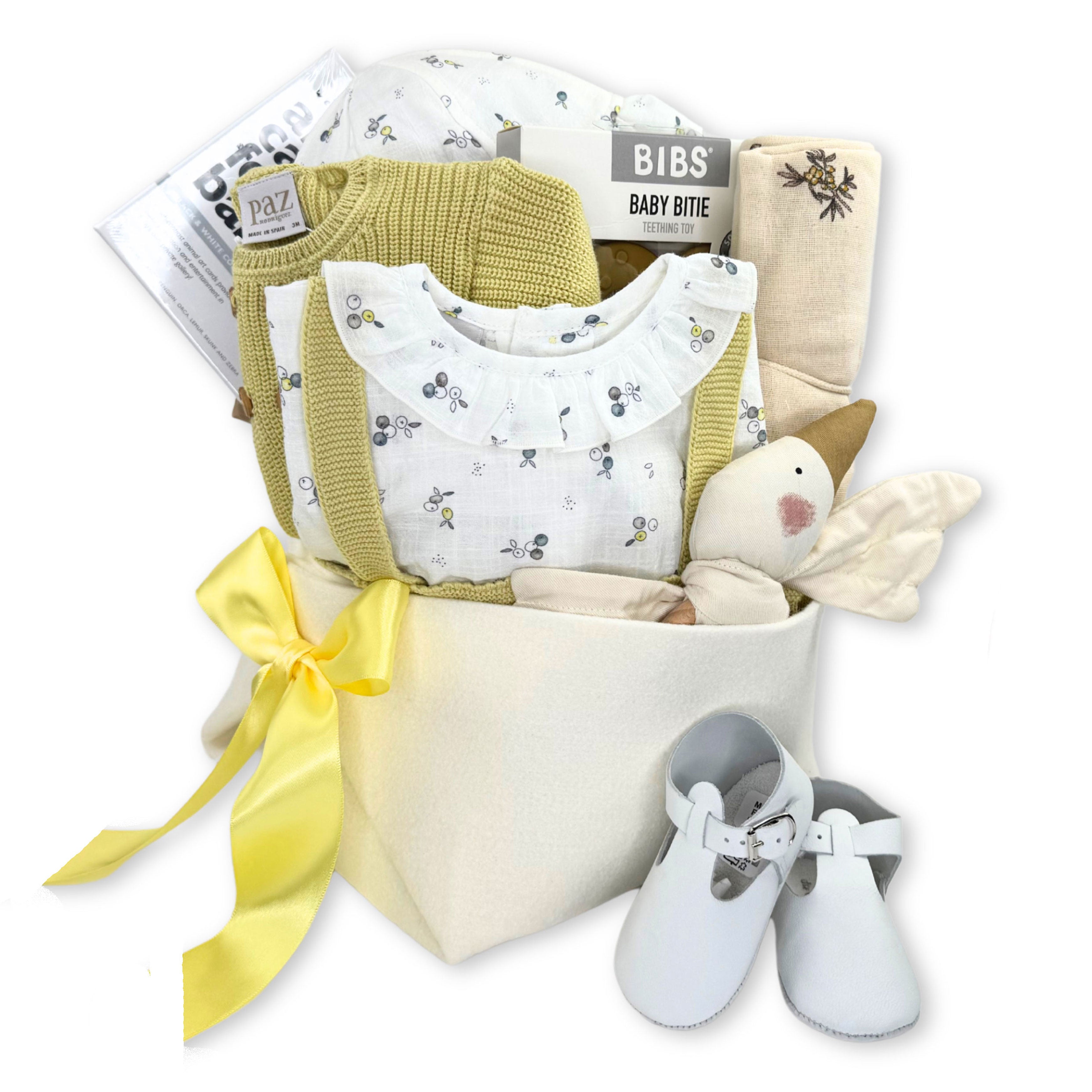 Luxury Baby Gift Basket featuring Paz Rodriguez at Bonjour Baby Baskets