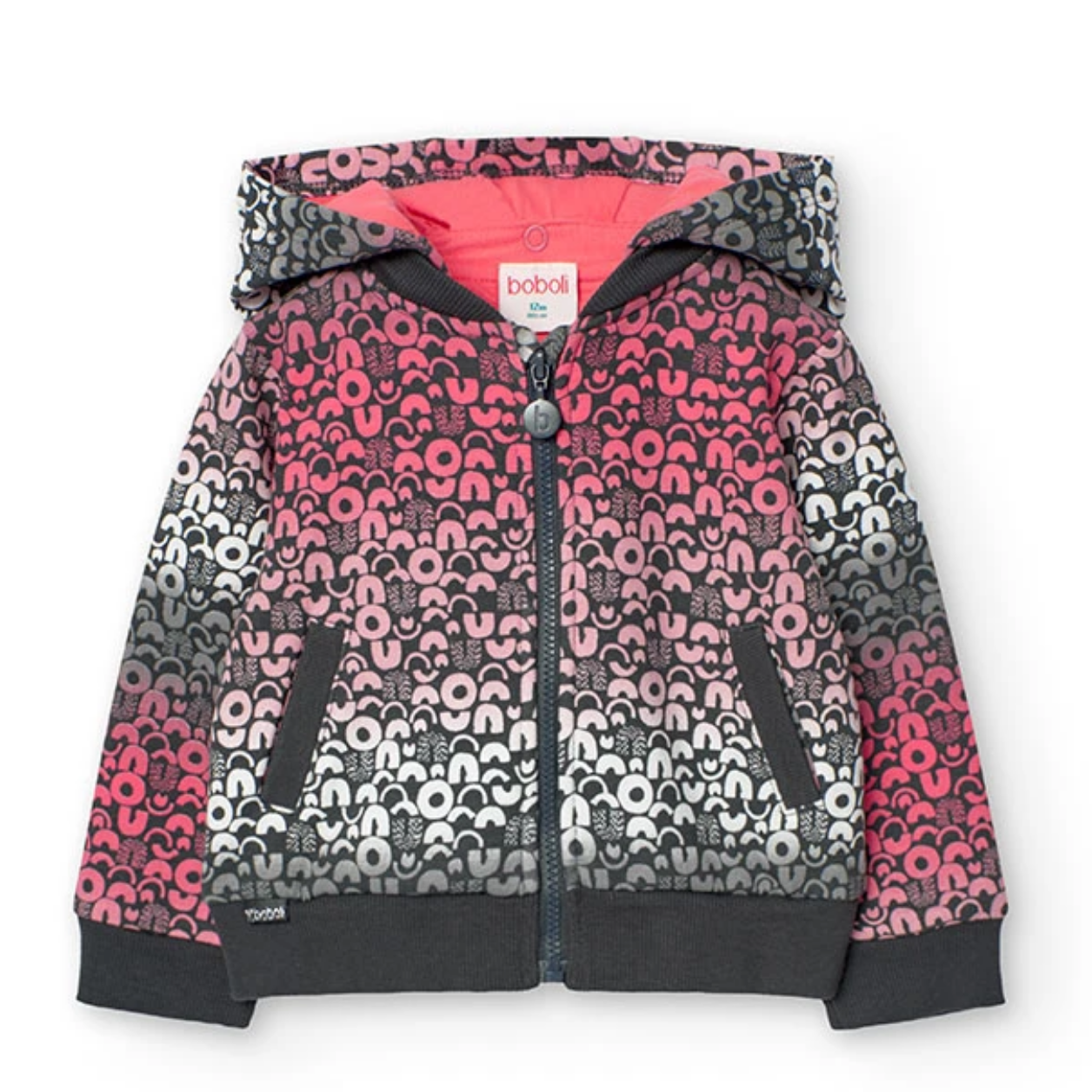 Baby Girl's Hoodie Jacket by Boboli at Bonjour Baby Baskets