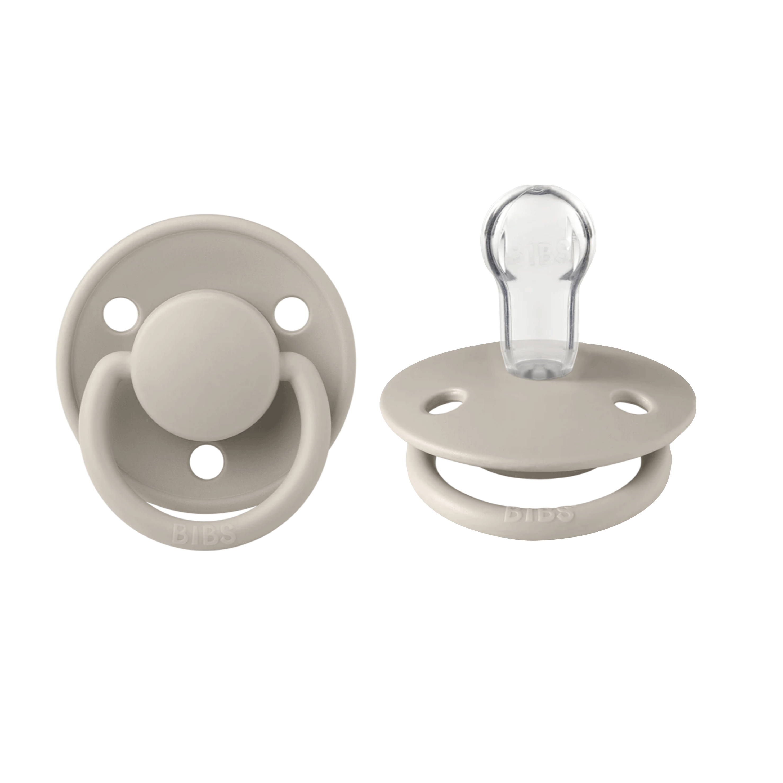 Bibs Pacifiers set of 2 in sand colour