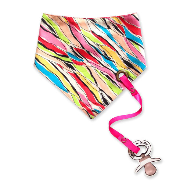 Cool Baby Gifts - Bib Bandana with pacifier clip