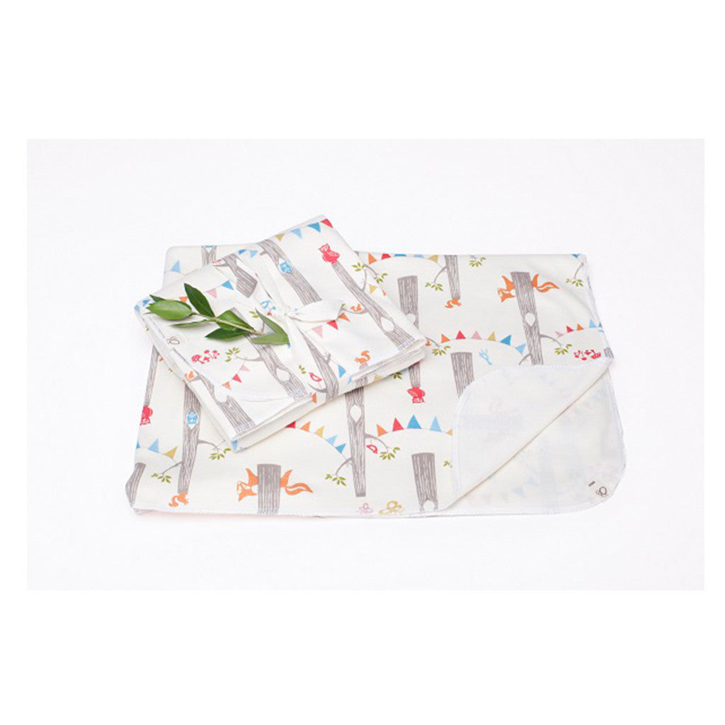 Organic Cotton Blanket - Enchanted forest