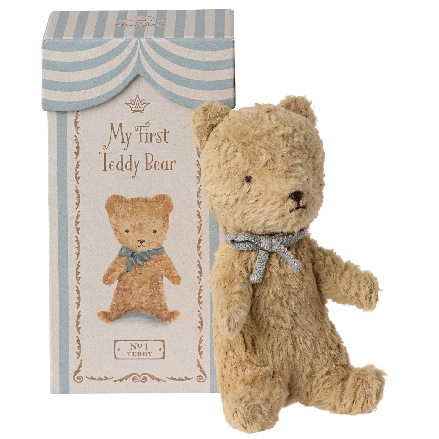 Maileg collectible My First Teddy Bear in Sand Colour available at Bonjour Baby Baskets
