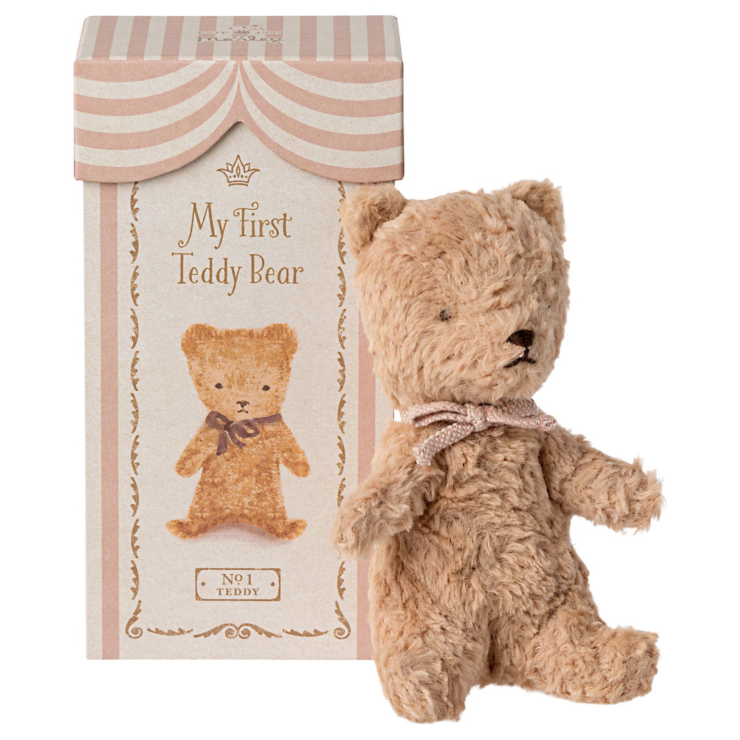 Maileg Heirloom My First Teddy for Girls at Bonjour Baby Baskets