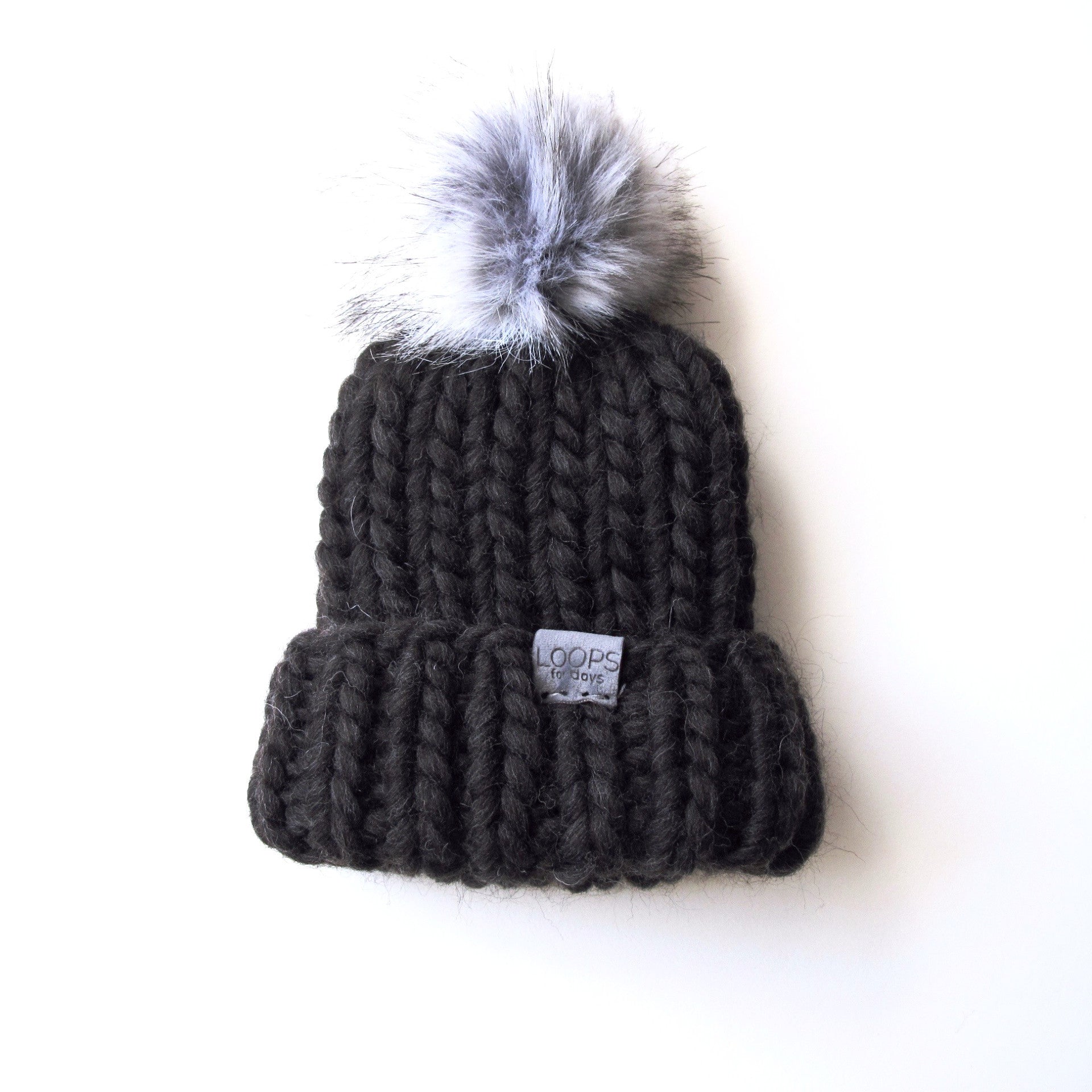 Chunky Hand Knitted Baby Toque at Bonjour Baby Baskets