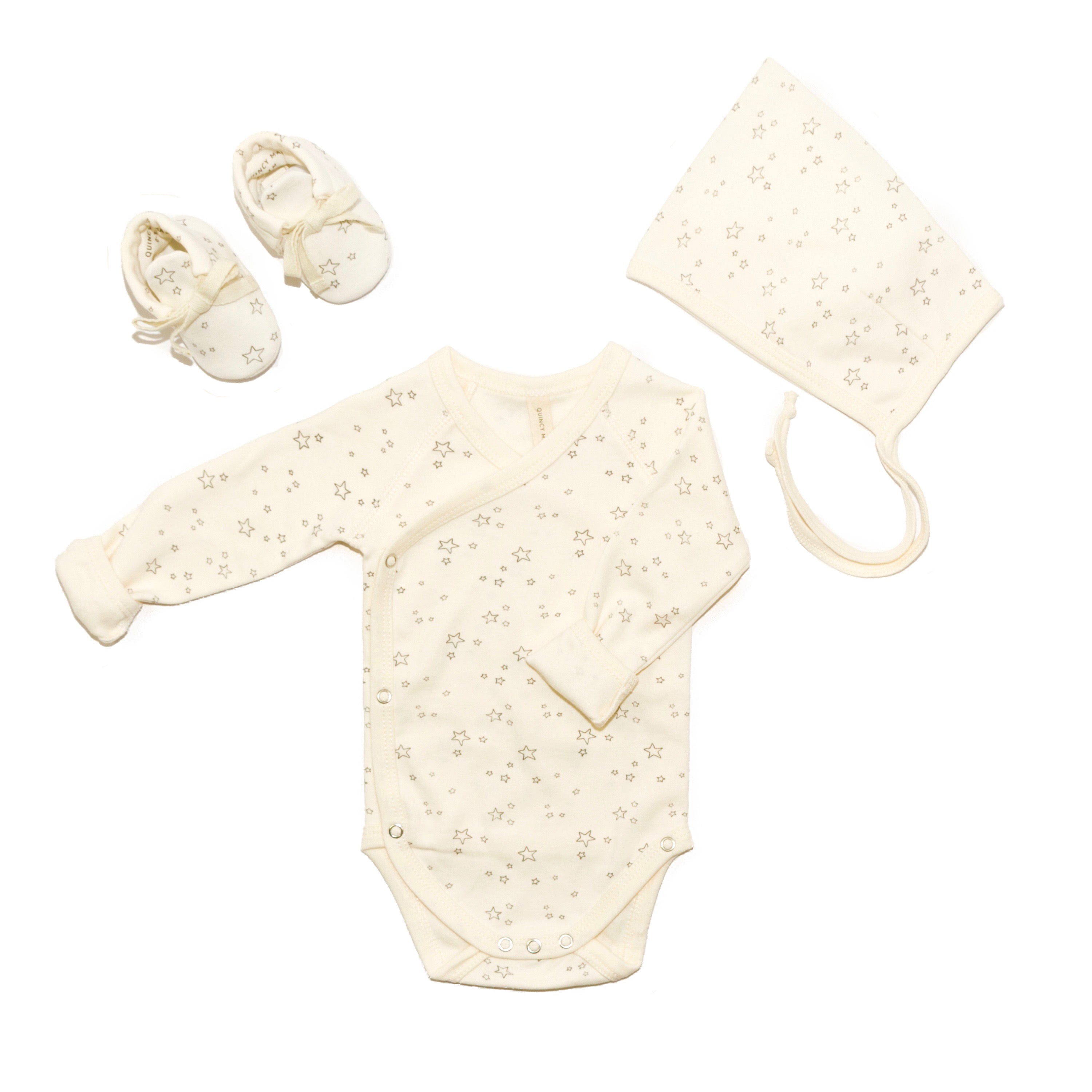 Quincy Mae Organic 3 Piece Newborn Gift