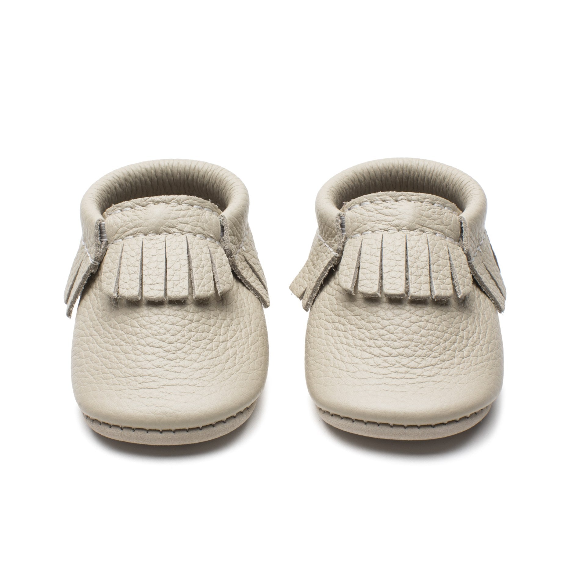 Trendy Leather Baby Moccasins at Bonjour Baby Baskets