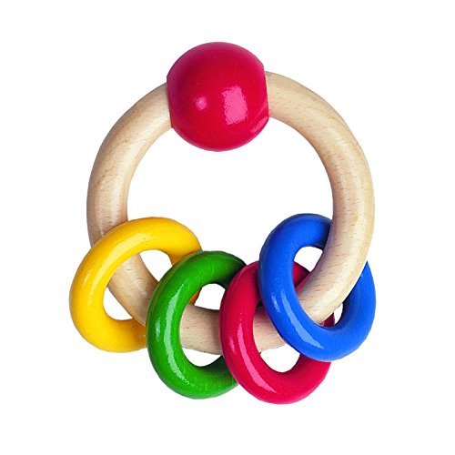 Heimess Colourful Wooden Rattle