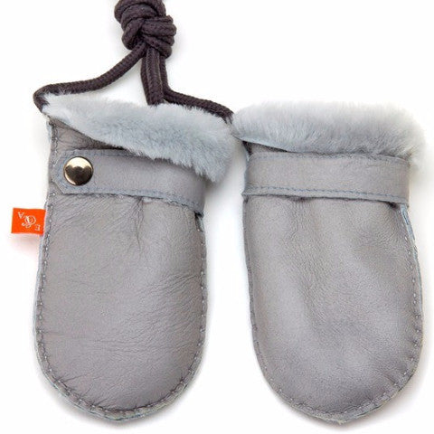 Sheepskin mitts - Grey