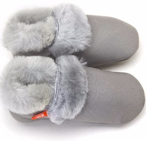 Sheepskin booties - Grey