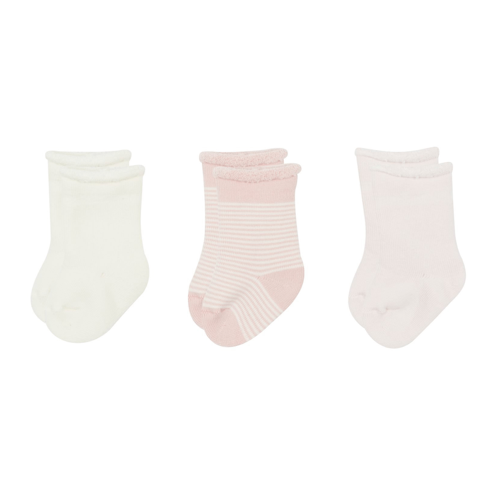 Petit Bateau set of 3 baby socks for a girl at Bonjour Baby Baskets