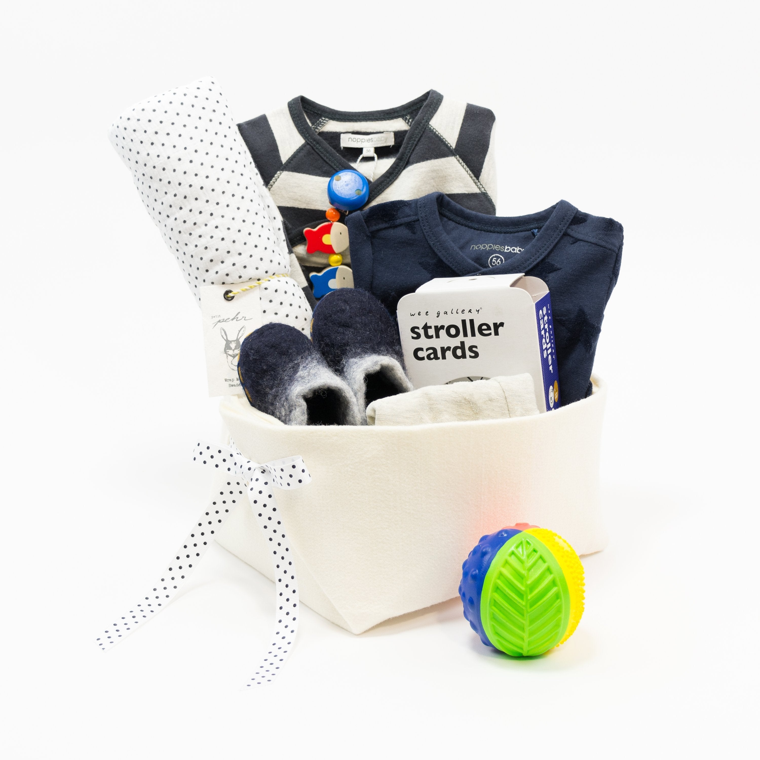 Welcome Baby Gift Basket at Bonjour Baby Baskets