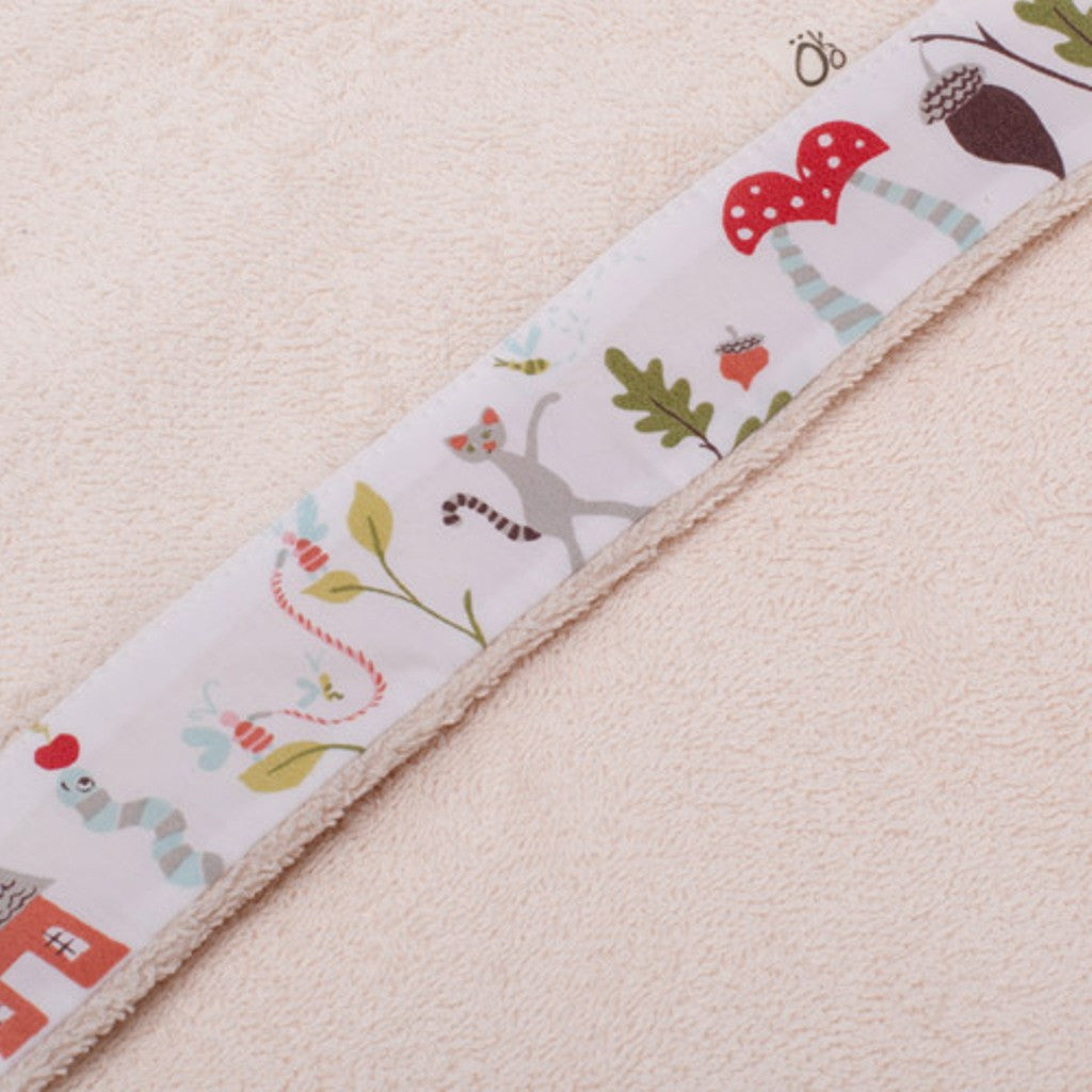 OKO Organic Hooded Towel  - Woodland Friends