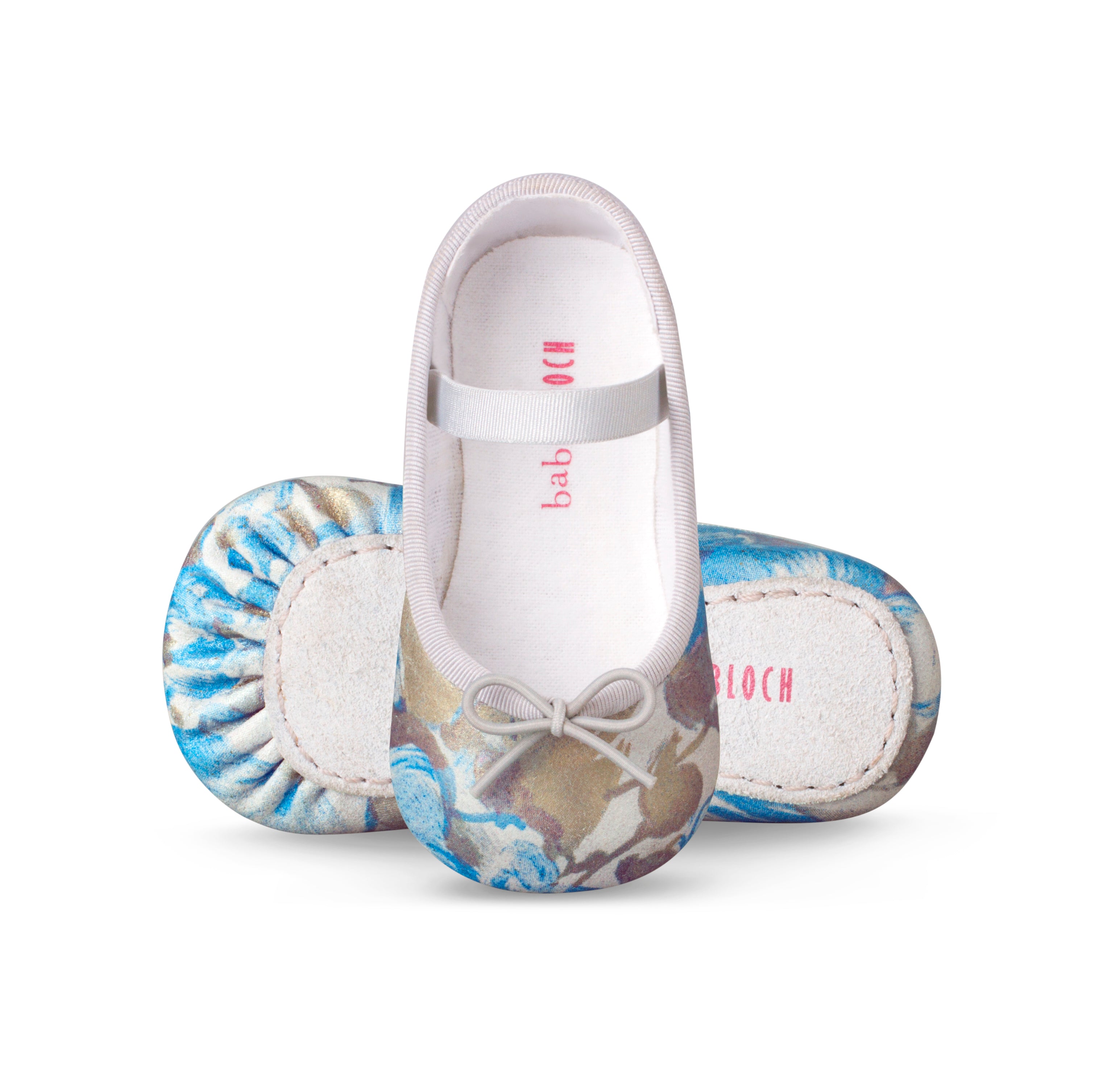 Bloch Ballet flats for babies in Flower design