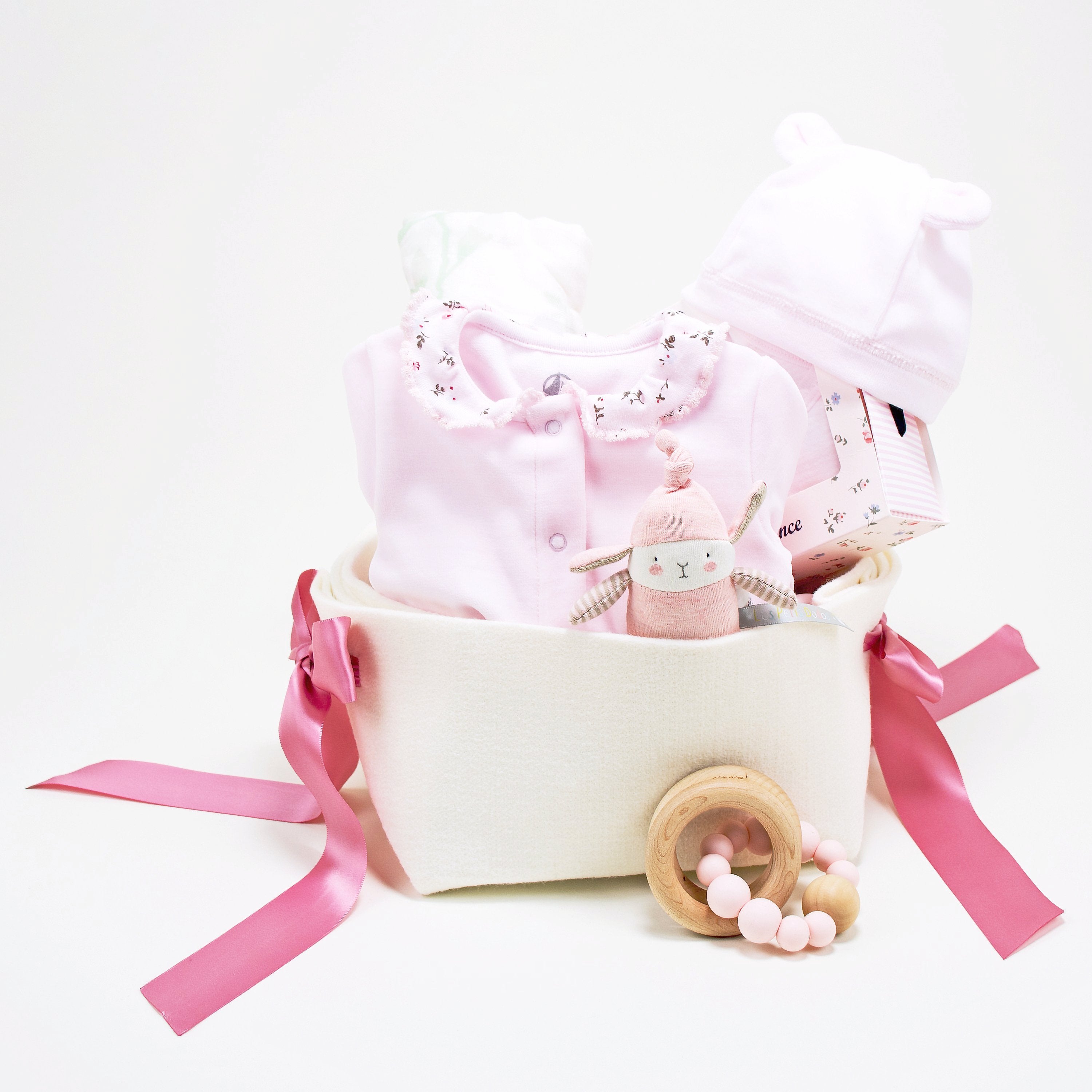 Petit Bateau Luxury Baby Girl Gift Basket