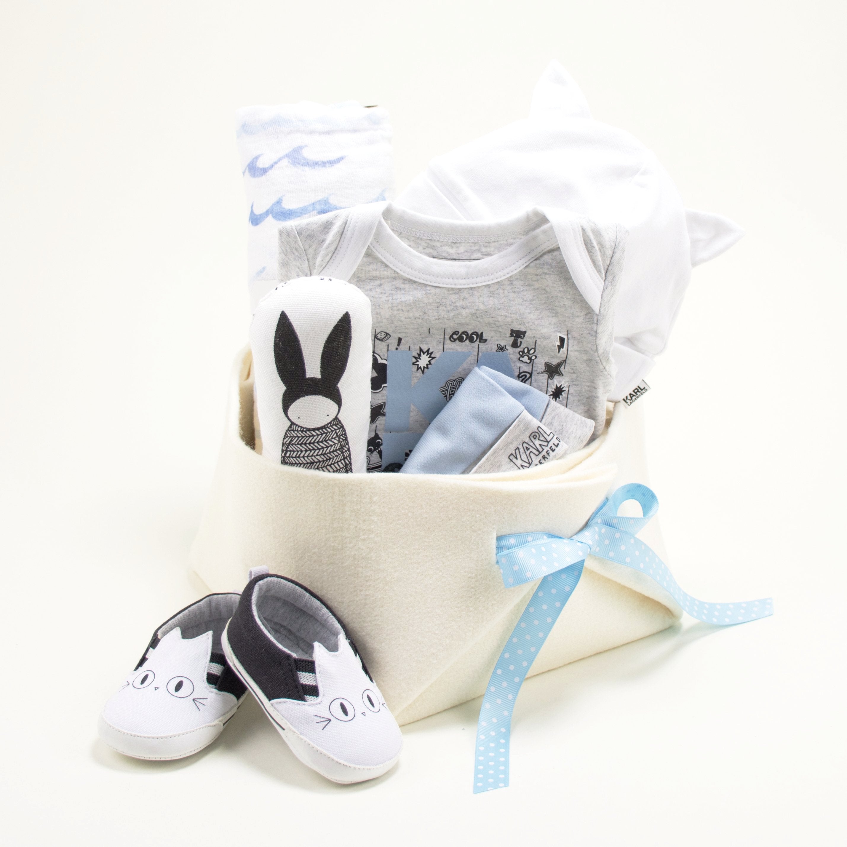 Karl Lagerfeld Kids Luxury Gift Basket at Bonjour Baby Baskets