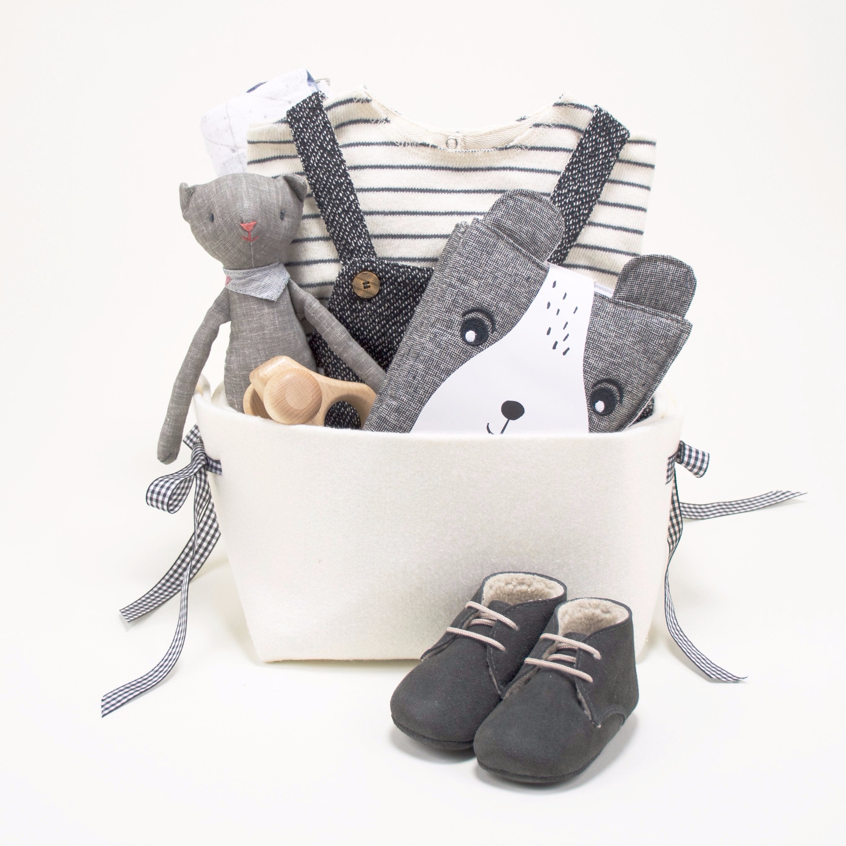Trendy Baby Gift Basket at Bonjour Baby Baskets