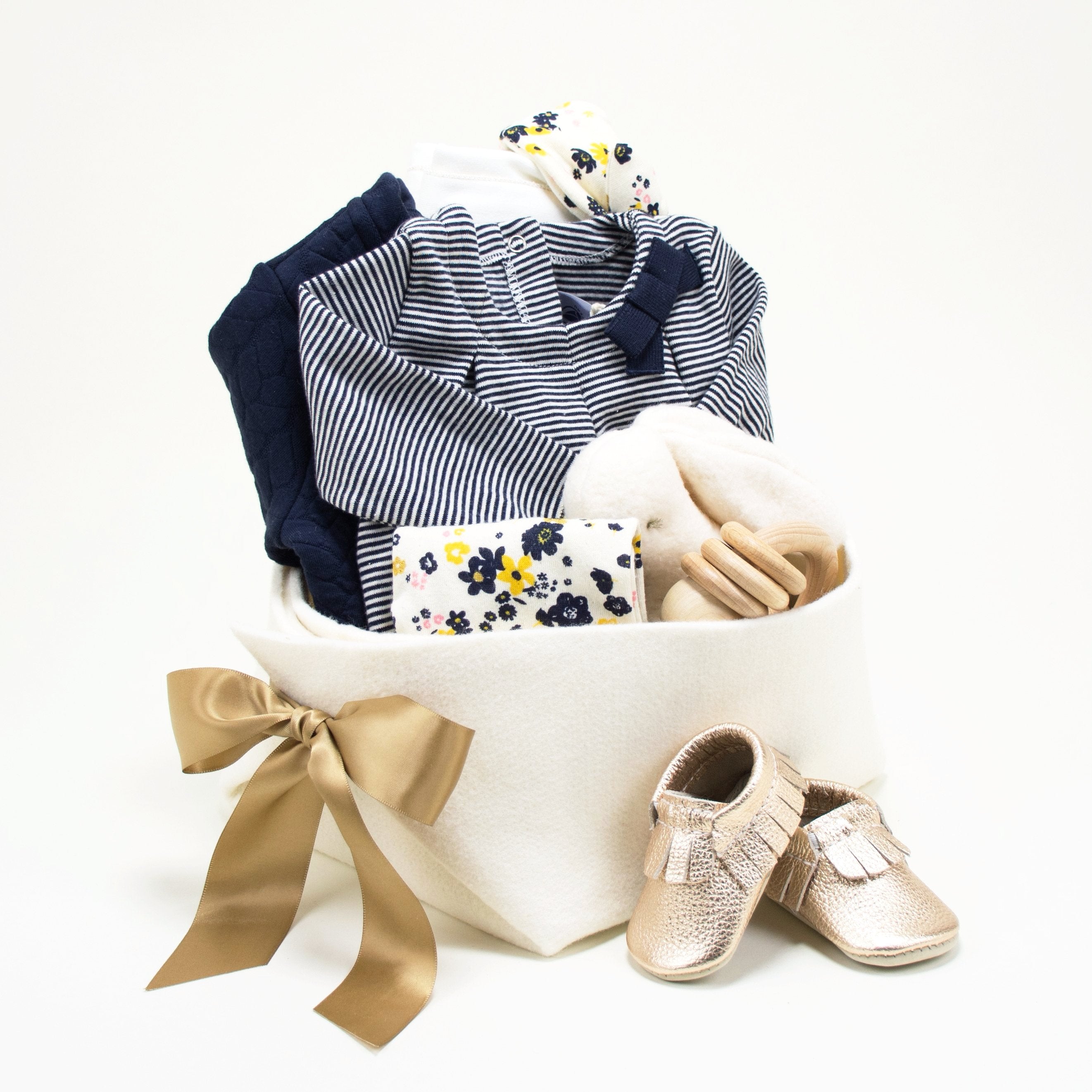 Petit Bateau Luxury Baby Girl Gift Basket