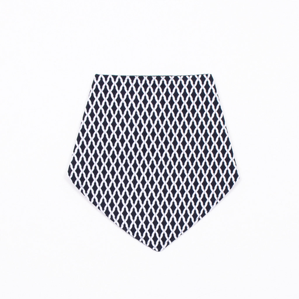 Bib Bandana - Black and White