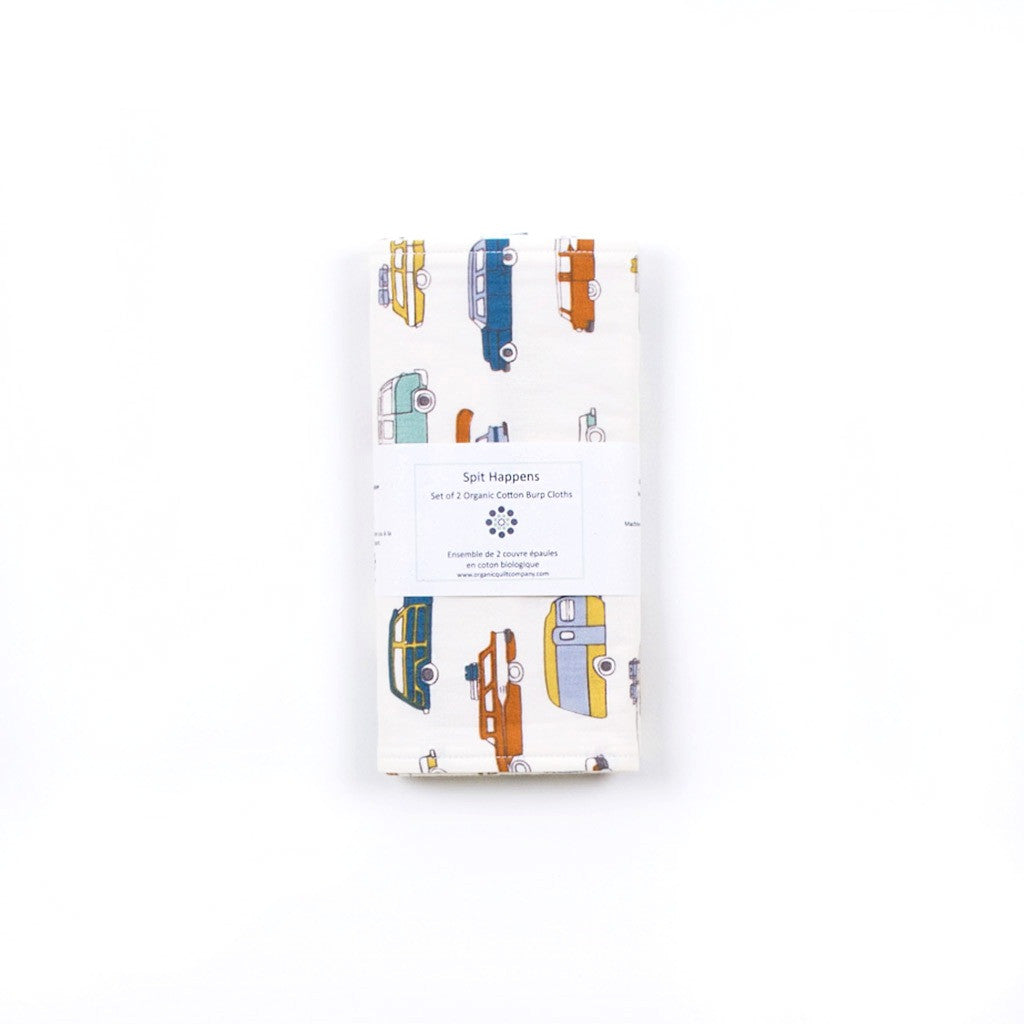 Organic Burp Cloth Set - River Rally