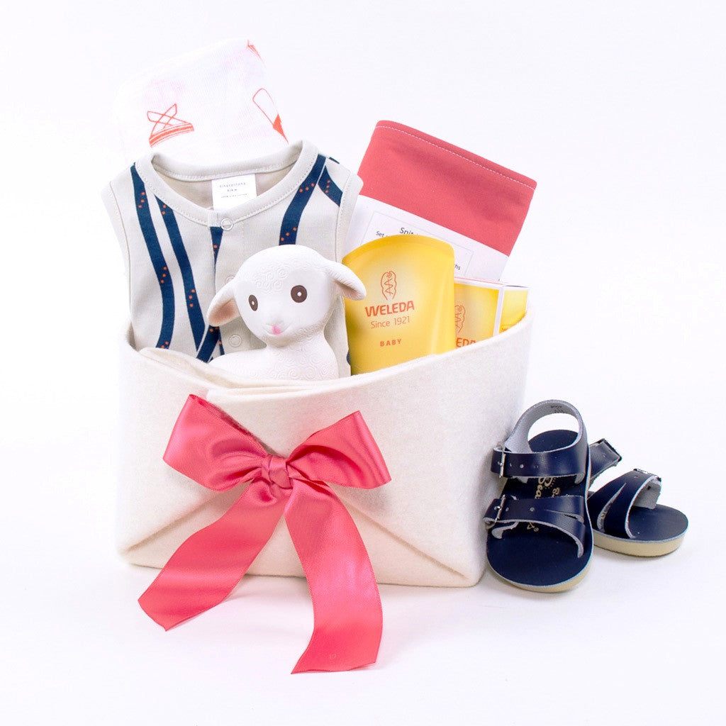Baby Girl Gift Basket on Sale featuring TinyCottons