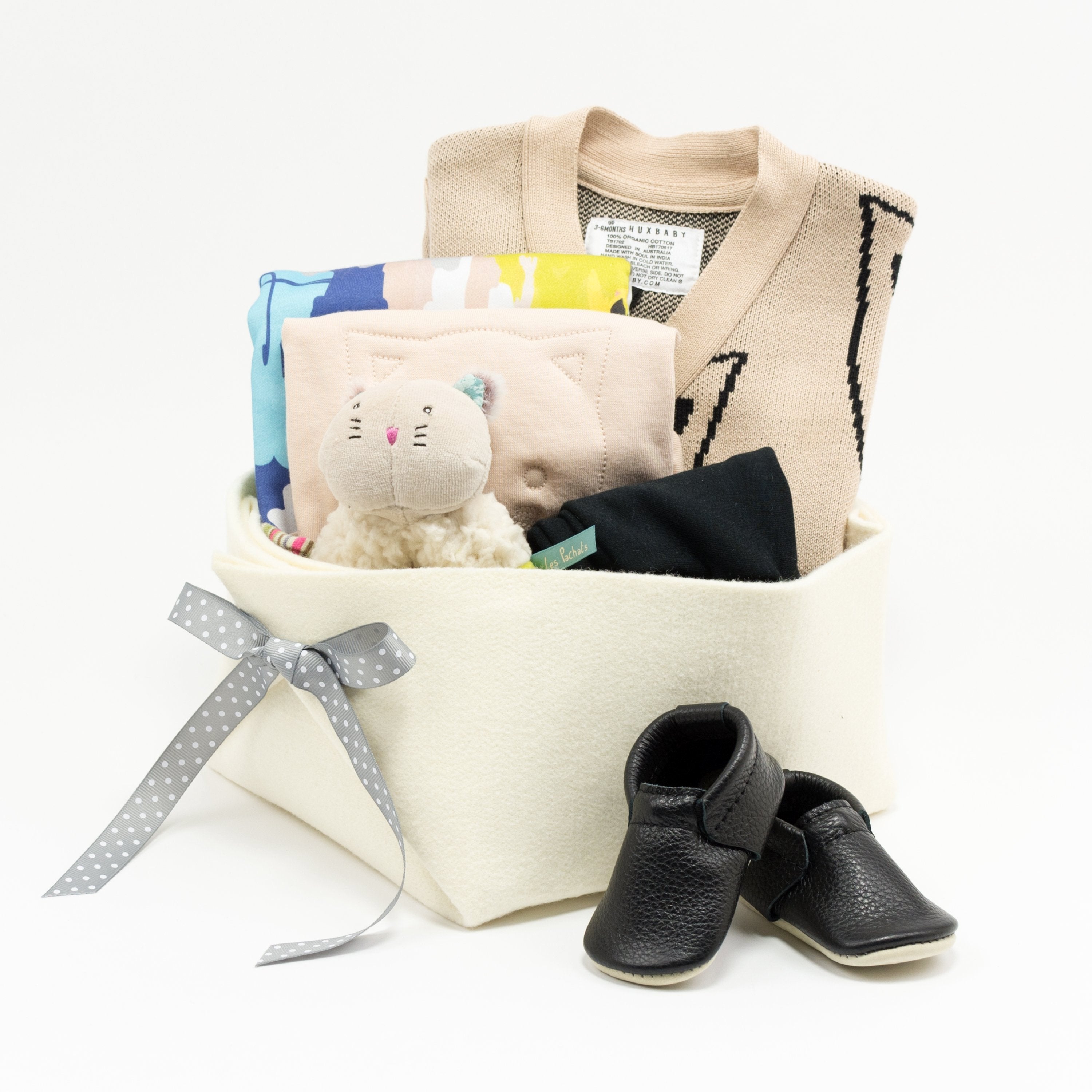 Huxbaby trendy baby gifts at Bonjour Baby Baskets