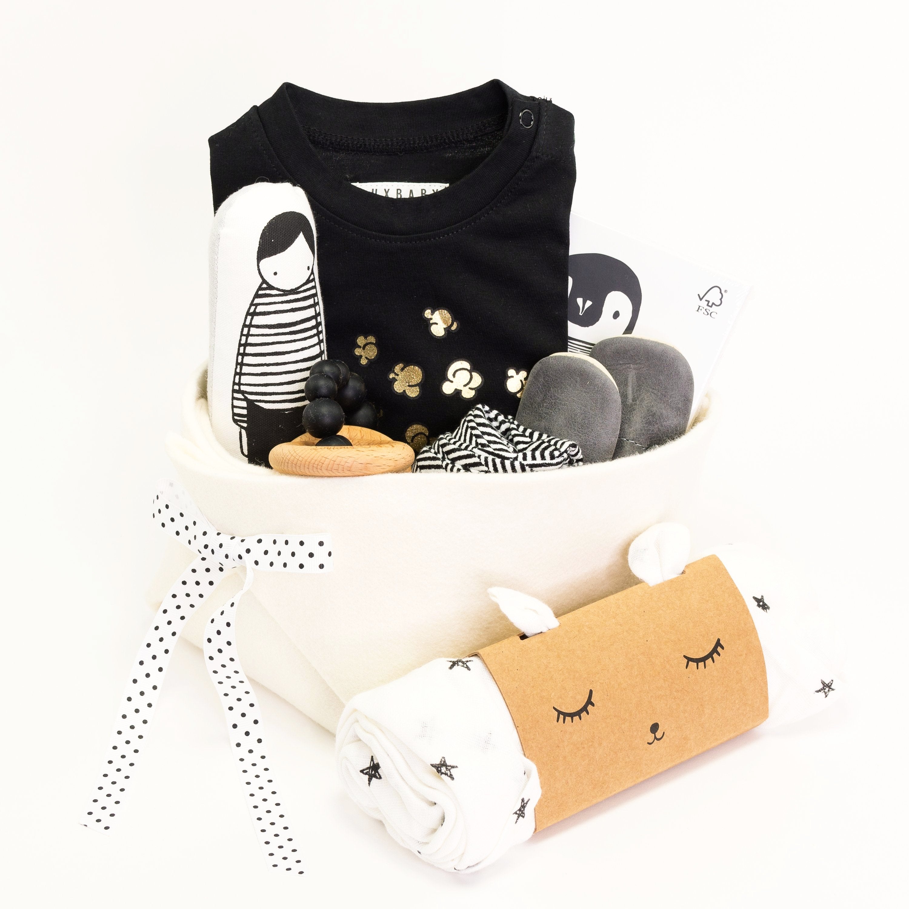 Huxbaby Trendy Baby Gift Basket