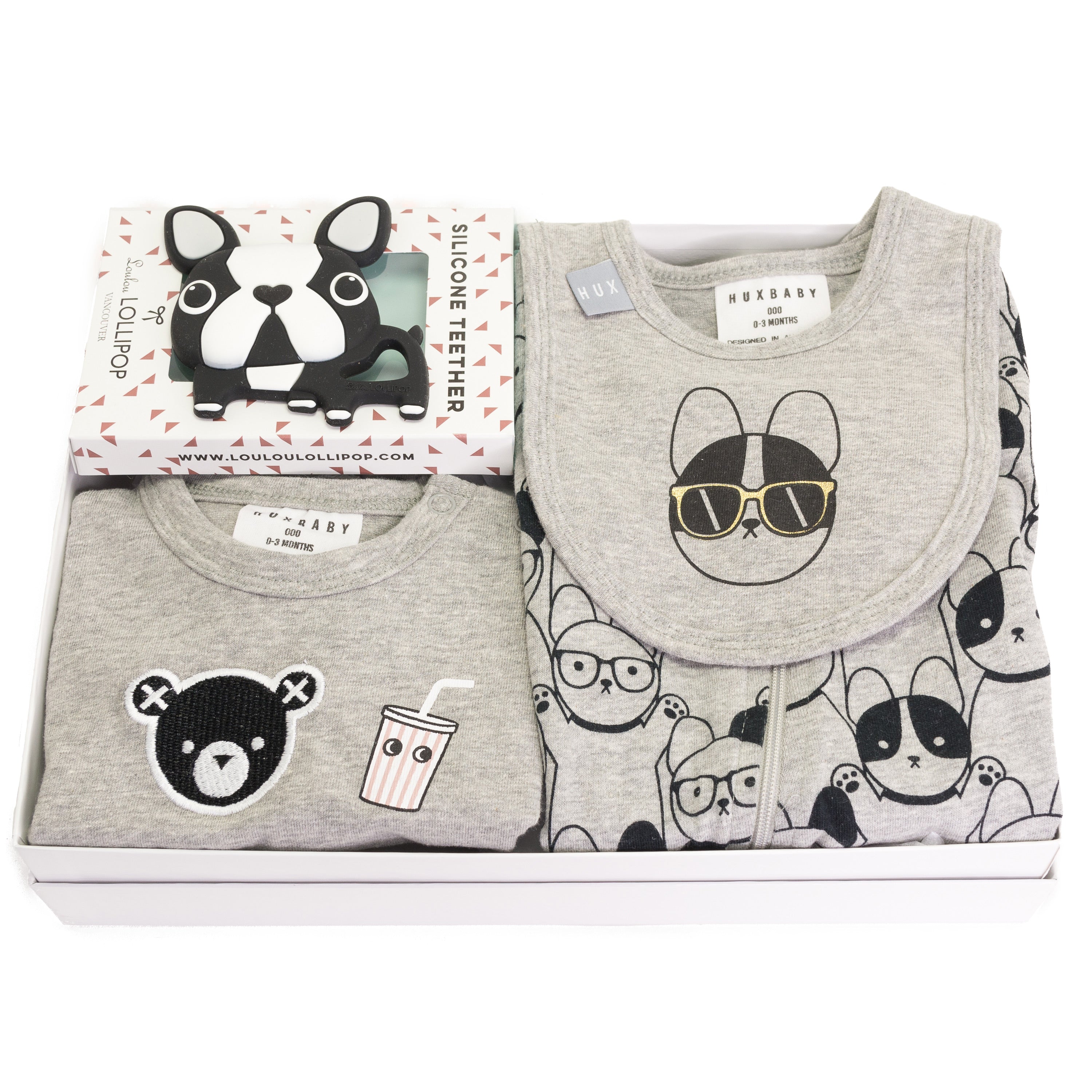 Trendy Baby Gift Box featuring Huxbaby