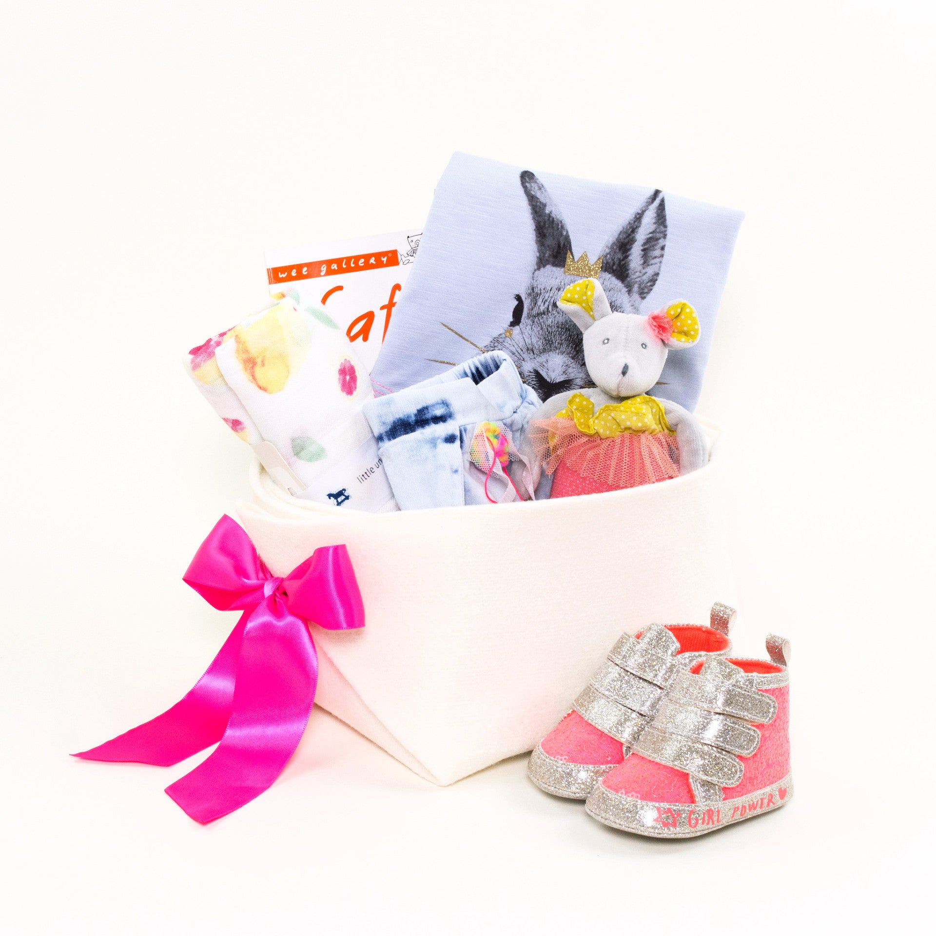 Cool Baby Girl Gift Basket at Bonjour Baby Baskets