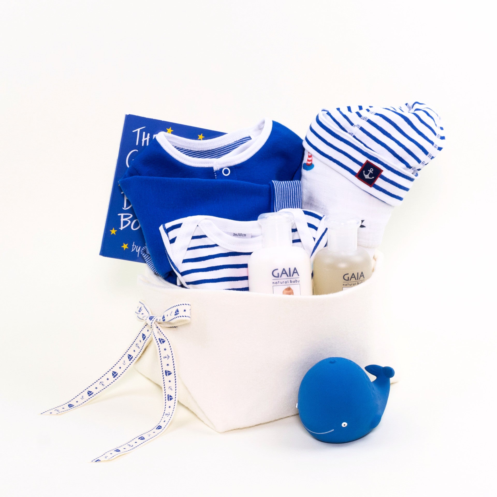 Petit Bateau Luxury Baby Gift Basket at Bonjour Baby Baskets