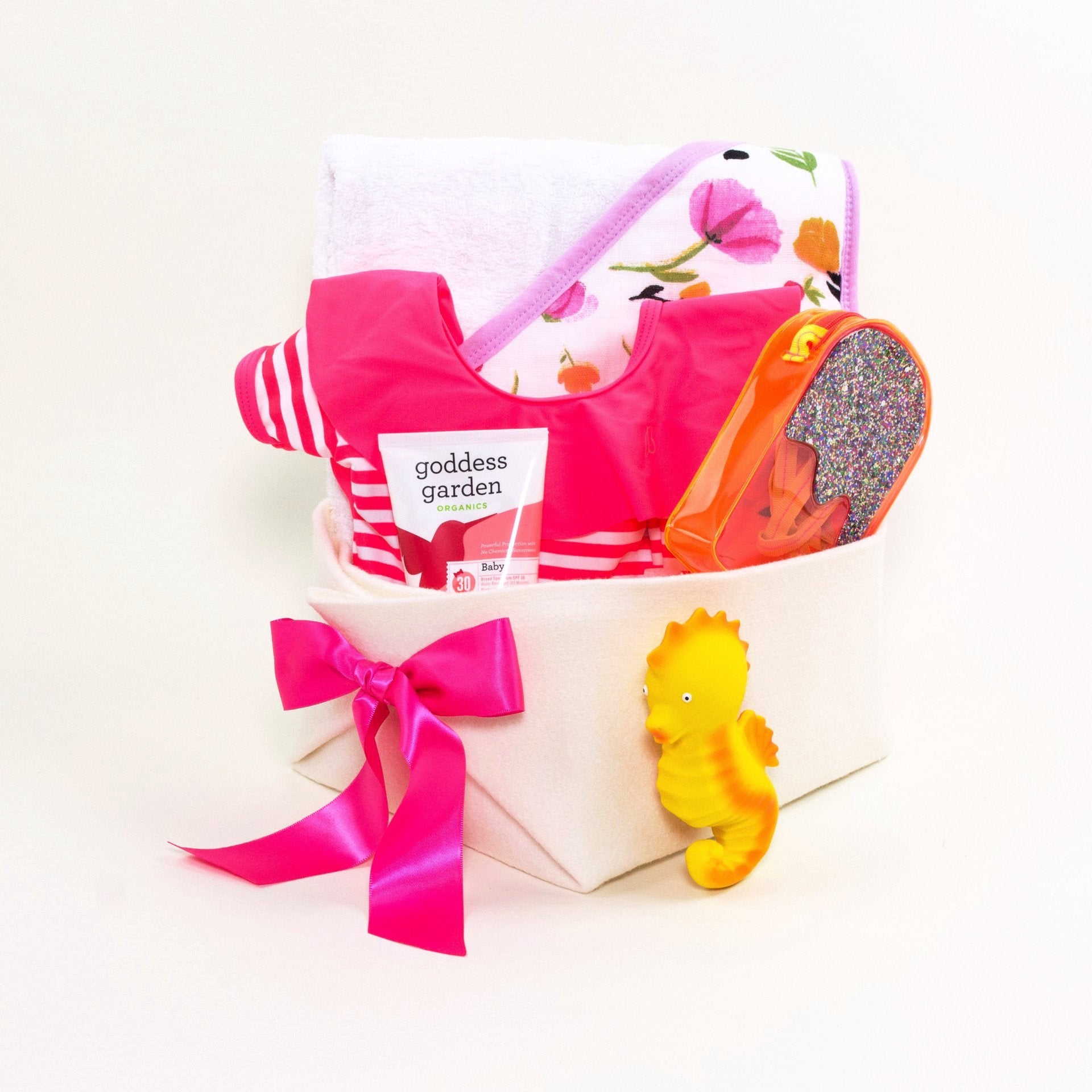 Luxury Baby Girl Gift Basket by Bonjour Baby Baskets