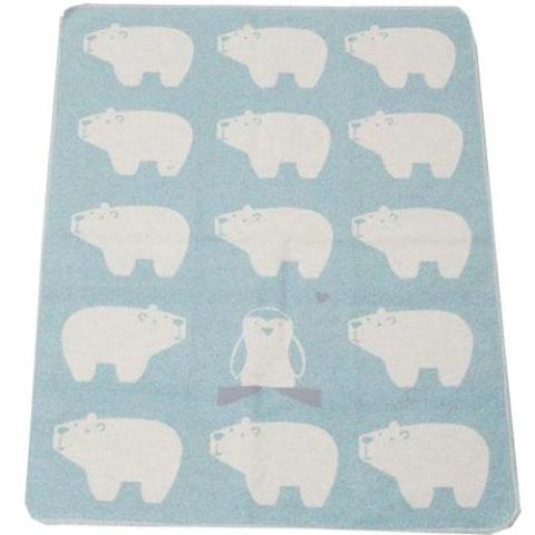 David Fussenegger Baby Blanket with Bears