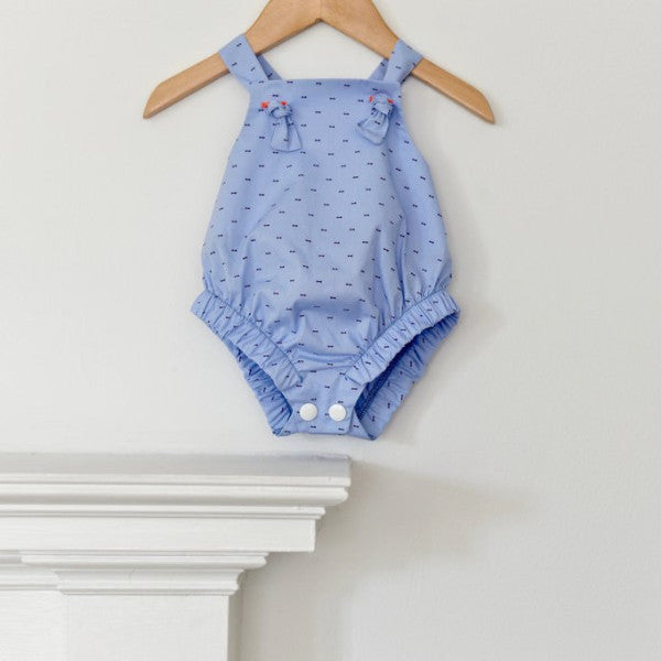 Moroccan Blue Archer Romper