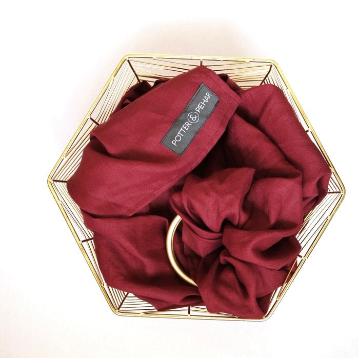 Baby Carrier Linen Gold Ring Sling Edward