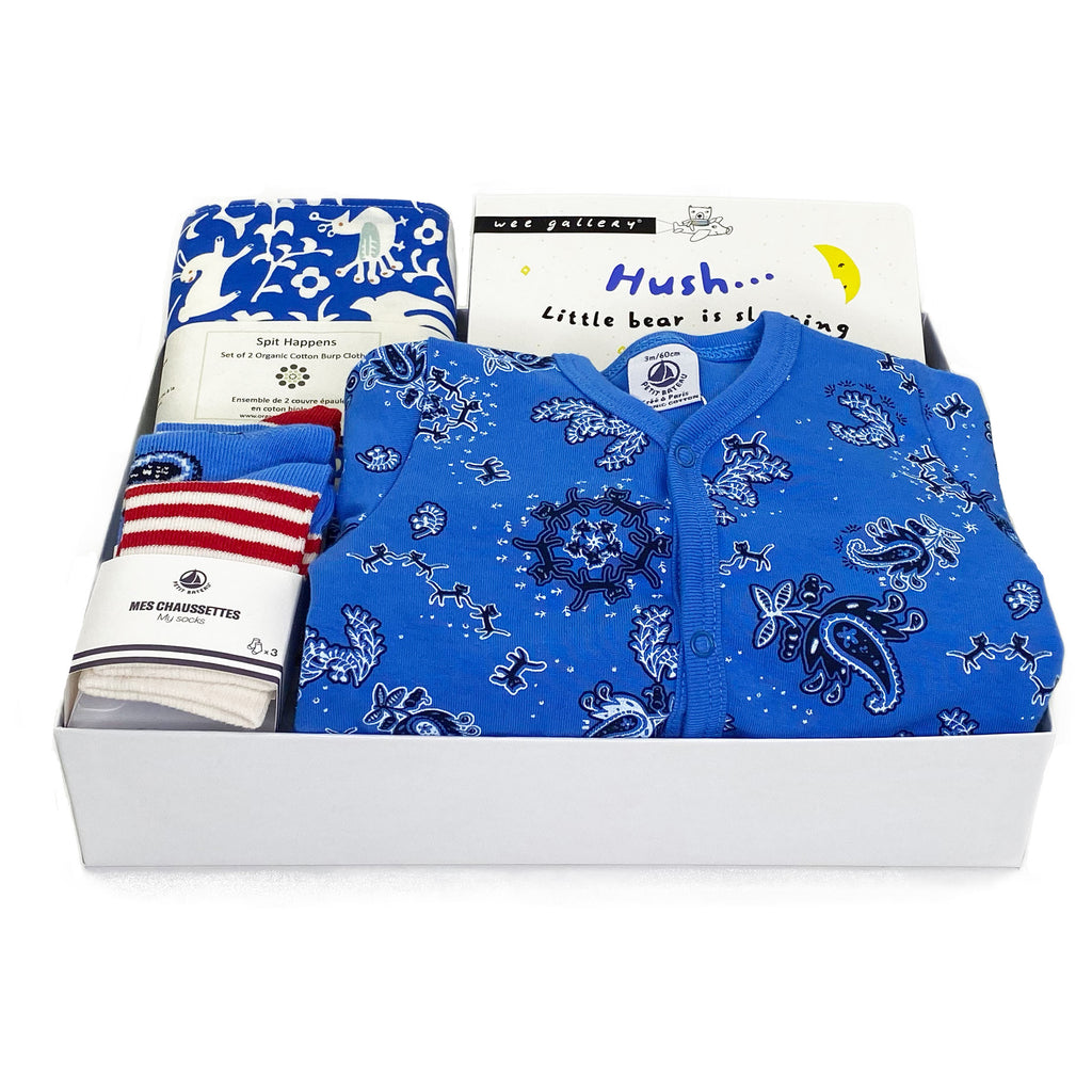 Petit Bebe Gift Box featuring Petit Bateau – Bonjour Baby Baskets - Luxury  Baby Gifts