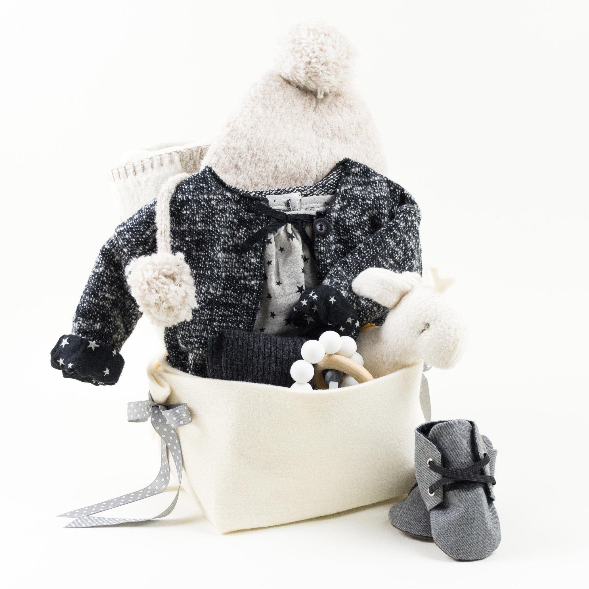 Luxury Baby Girl Gift Basket by Bonjour Baby Baskets