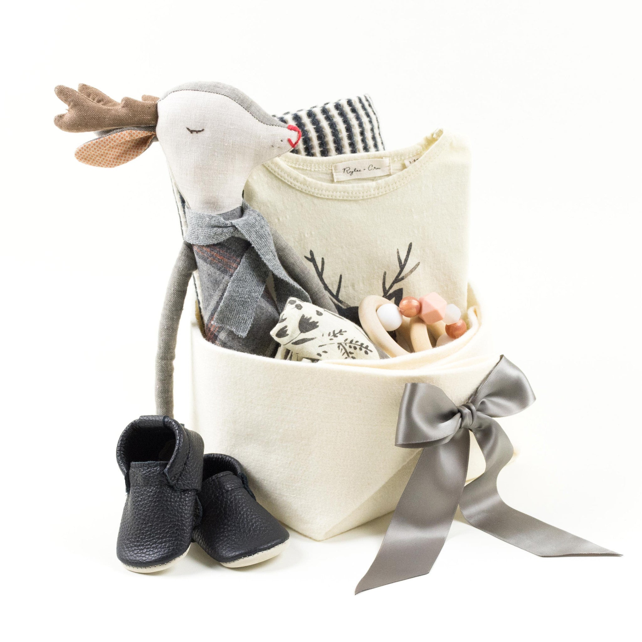 Luxury Baby Gift Basket Featuring Rylee and Cru