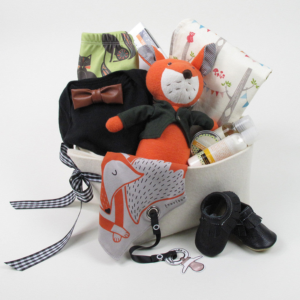 Foxy Baby Luxury Baby Gift Basket
