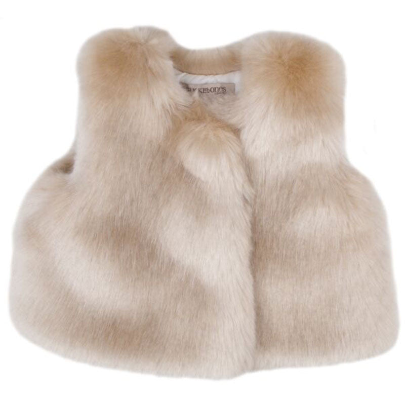 Luxurious faux Fur Baby Best at Bonjour Baby Baskets
