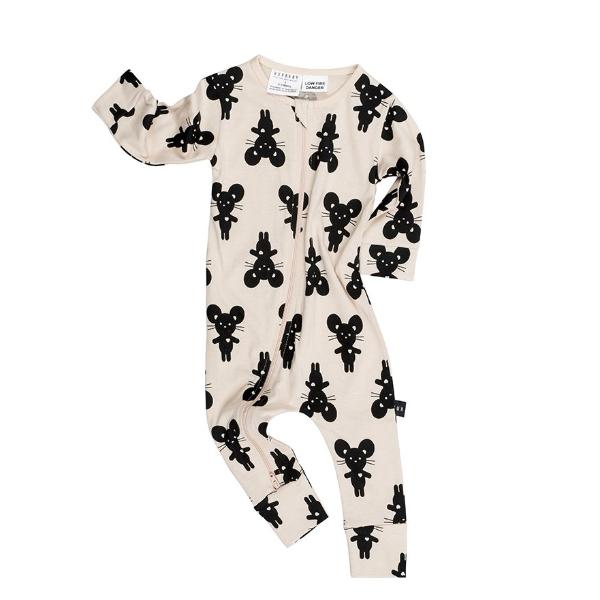 Huxbaby trendy mouse romper at Bonjour Baby Baskets
