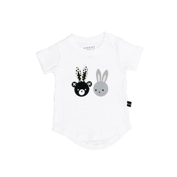 Huxbaby T-Shirt Bunny and Bear print 
