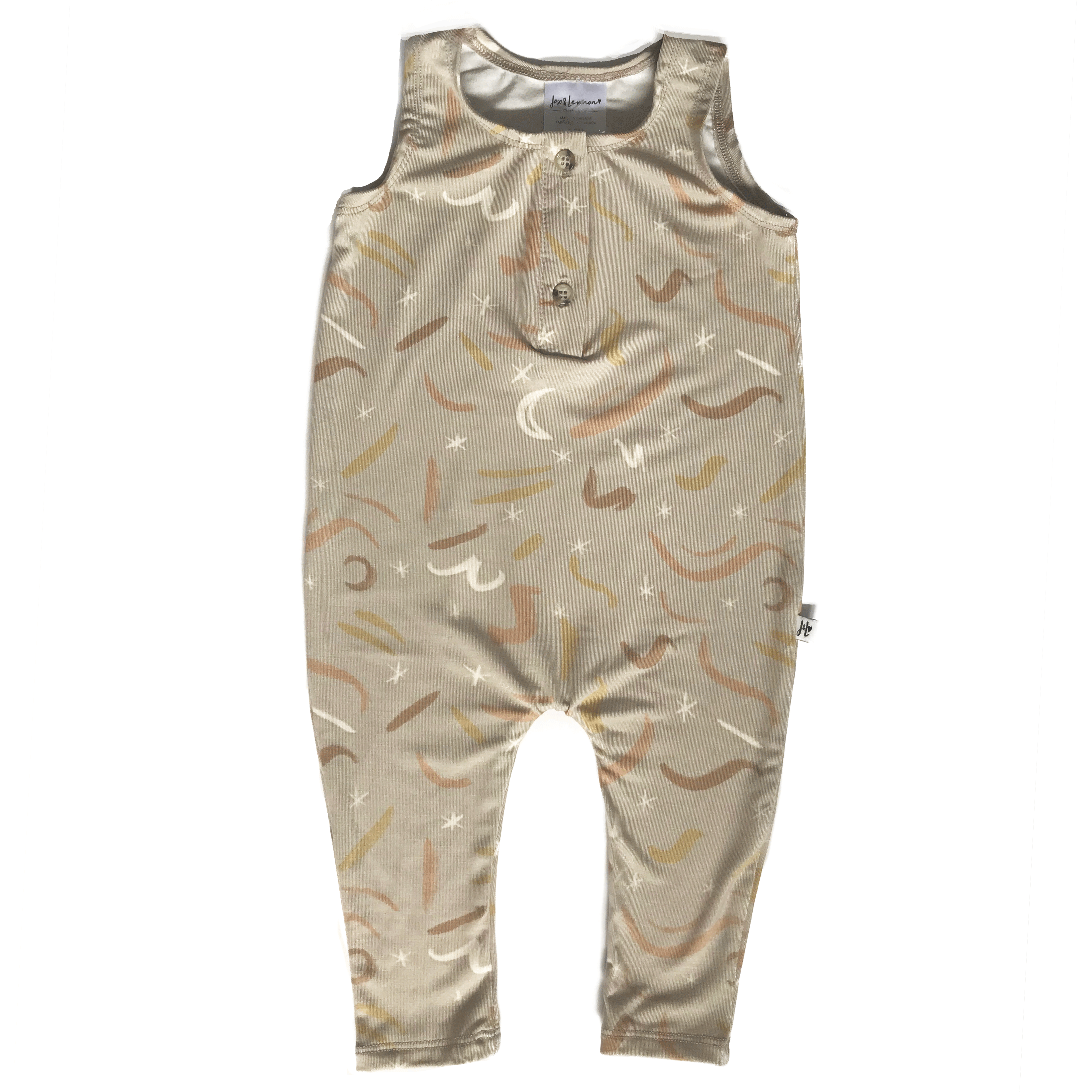 Soft Bamboo Tank Baby Romper at Bonjour Baby Baskets, perfect for your BYOB (Build Your Own Basket) 