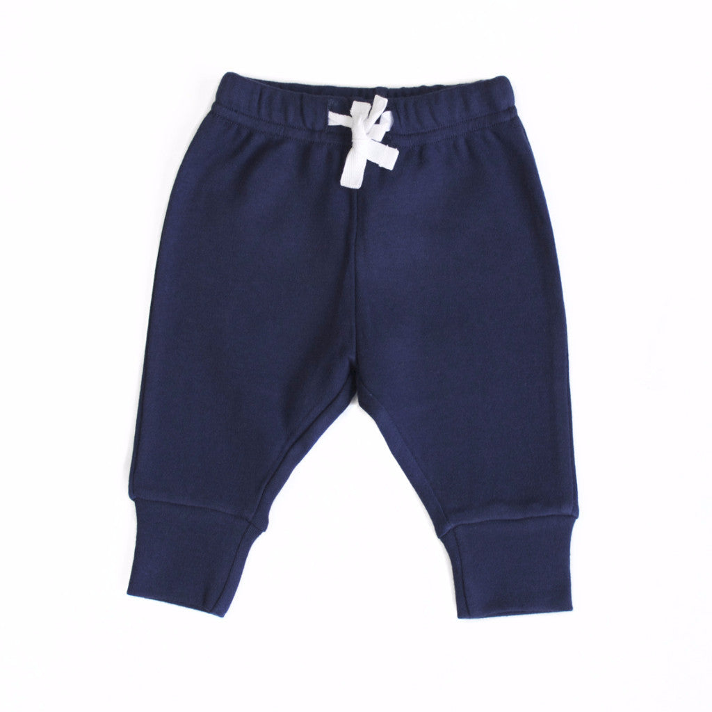 Bonjour Baby Baskets adorable organic leggings for a newborn