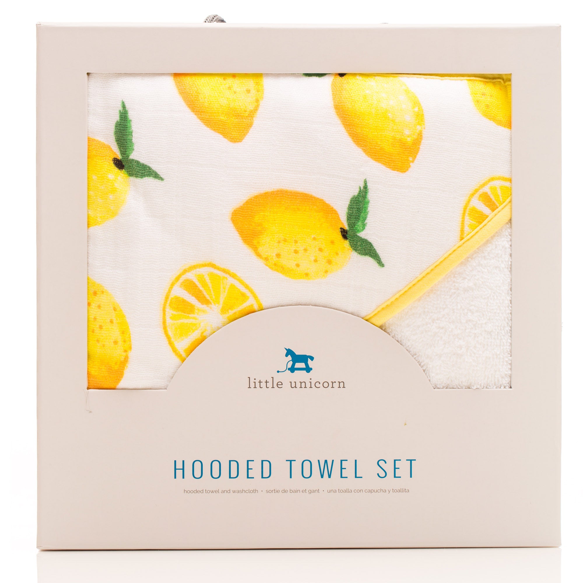 Hooded Towel Set "Lemon"