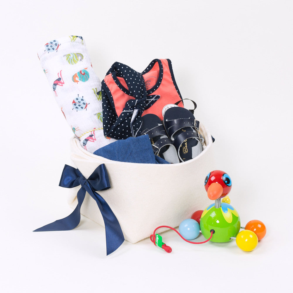 Summer Baby Girl luxury Baby Gift Basket