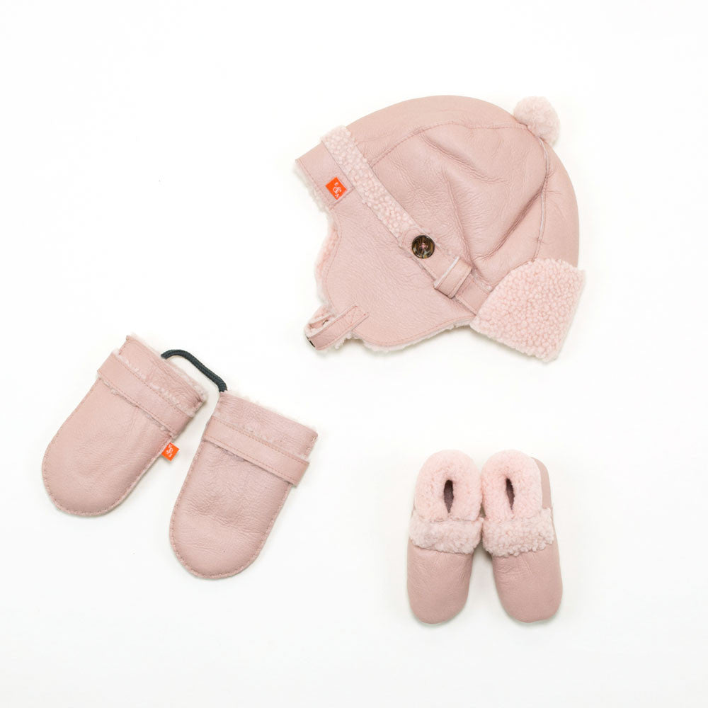 Sheepskin Gift Boxed Set - Pink