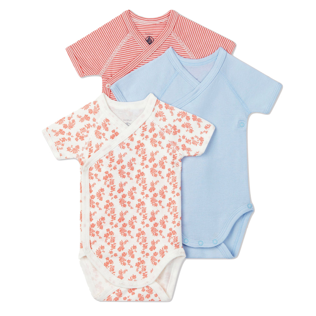 Petit Bateau set of onesies Spring Flowers - Main Image